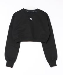 MARINE SERRE（マリーン・セル）の「MOON LOGO FLEECE CROPPED