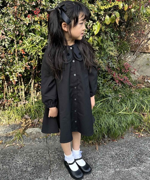 MAKE YOUR DAY(メイクユアデイ)の「フォーマルワンピース(ワンピース・キッズ・ブラック/ベージュ・100/140/130/120/110/90/80)」の21枚目の写真