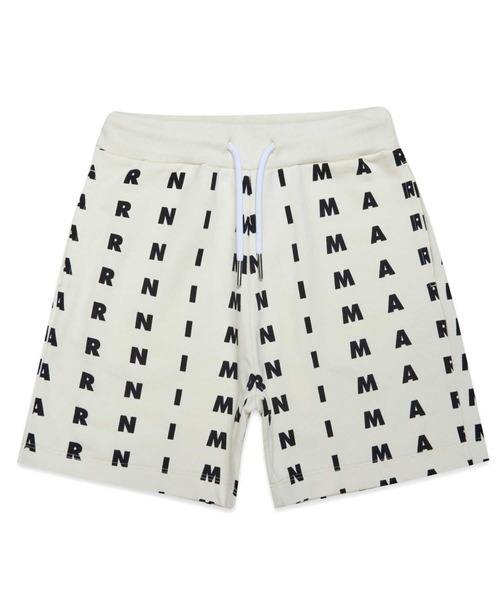MARNI(マルニ)の「MARNI(マルニ)Kids & Junior ブランドロゴスウェットショートパンツ(その他パンツ・キッズ・ブルー/オフホワイト・4Y/8Y/6Y/10Y/12Y/14Y)」の2枚目の写真