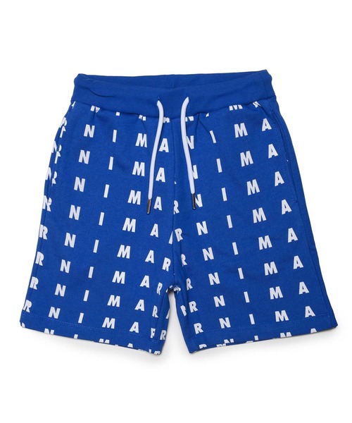 MARNI(マルニ)の「MARNI(マルニ)Kids & Junior ブランドロゴスウェットショートパンツ(その他パンツ・キッズ・ブルー/オフホワイト・4Y/8Y/6Y/10Y/12Y/14Y)」の4枚目の写真