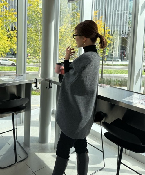 INTER FACTORY（インターファクトリー）の「Ran - ノーカラーケープ