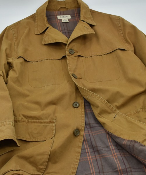 J.CREW(ジェイクルー)の「【ヴィンテージ古着】J.CREW チェックライナー ハンティングジャケット(カバーオール・メンズ・ブラウン・LARGE)」の2枚目の写真