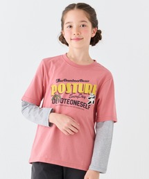 let'sパンダ⭐︎(子供用Tシャツ×2 動物・生き物 Tシャツ 生き物 不敵なパンダ グレー : Tシャツ