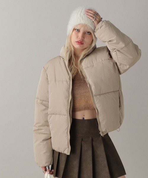 FOREVER 21(フォーエバー トゥエンティーワン)の「中綿ブルゾン(ブルゾン・レディース・ブラウン/ブラック/ベージュ/グリーン・LARGE/MEDIUM)」の3枚目の写真