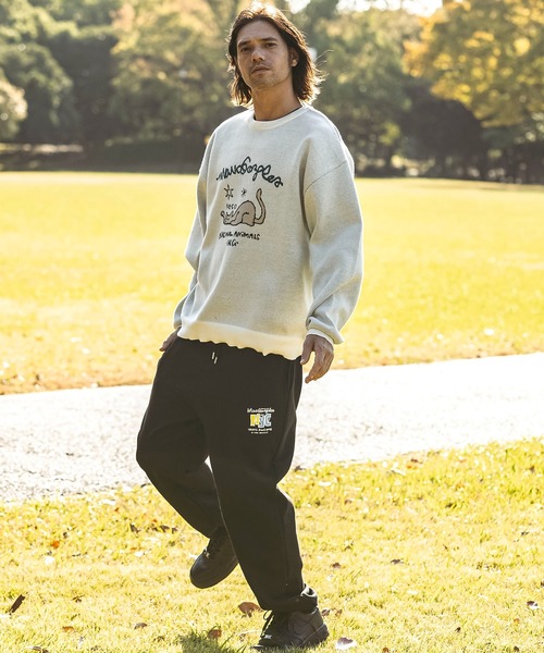 Mark Gonzales（マーク・ゴンザレス）の「【WEB・直営店限定】MARK GONZALES ARTWORK COLLECTION(マーク ゴンザレス)フロントジャガードクルーネックニット/4type/3colors（ニット/セーター・メンズ・ホワイト系1/ホワイト系2/ホワイト系3/ホワイト系4/ブラック系1/ブラック系2/ブラック系3/ブラック系4/グリーン系1/グリーン系2/ネイビー系1/ネイビー系2・M/L/XL）」の17枚目の写真