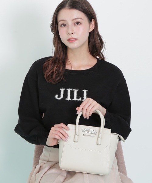 JILL by JILL STUART（ジルバイジルスチュアート）の「◇ビジューロイヤルミニ（ショルダーバッグ・レディース・ブラック/ホワイト系その他・FREE）」の8枚目の写真