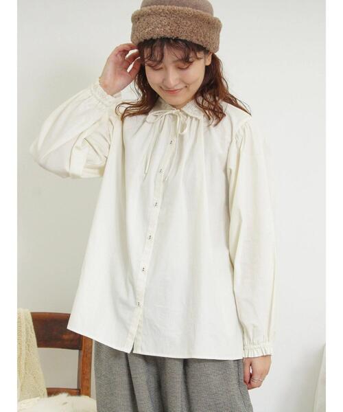 シャツブラウス長袖 レース襟シャツ春秋夏 KOEISTORE ブラウス レディース レース シャツ 春 夏 春夏 長袖