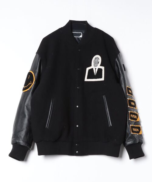 PHINGERIN(フィンガリン)の「PHINGERIN/フィンガリン/AGENT.P STADIUM JACKET(スタジャン・メンズ・ブラック・L)」の1枚目の写真