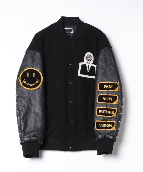 PHINGERIN(フィンガリン)の「PHINGERIN/フィンガリン/AGENT.P STADIUM JACKET(スタジャン・メンズ・ブラック・L)」の2枚目の写真