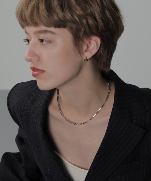 ORLEAN(オルレアン)の「【ORLEAN】ワンタッチフープピアス 12mm 316L(ピアス(両耳用)・レディース・シルバー/ゴールド・フリー)」の6枚目の写真
