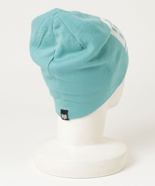 BILLIONAIRE BOYS CLUB（ビリオネア・ボーイズ・クラブ）の「BILLIONAIRE BOYS CLUB x BOUNTY HUNTER JACQUARD BEANIE（ニットキャップ/ビーニー・メンズ・ブラック/エメラルドブルー・ONE SIZE）」の5枚目の写真