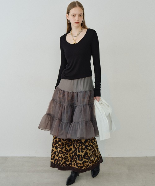 yae（ヤエ）の「Layerd tutu / レイヤードチュチュ（スカート・レディース・グレー/ブラック・FREE）」の22枚目の写真