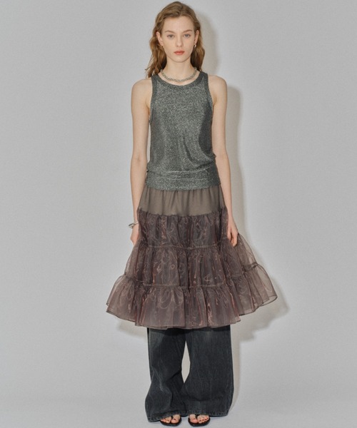 yae（ヤエ）の「Layerd tutu / レイヤードチュチュ（スカート・レディース・グレー/ブラック・FREE）」の17枚目の写真