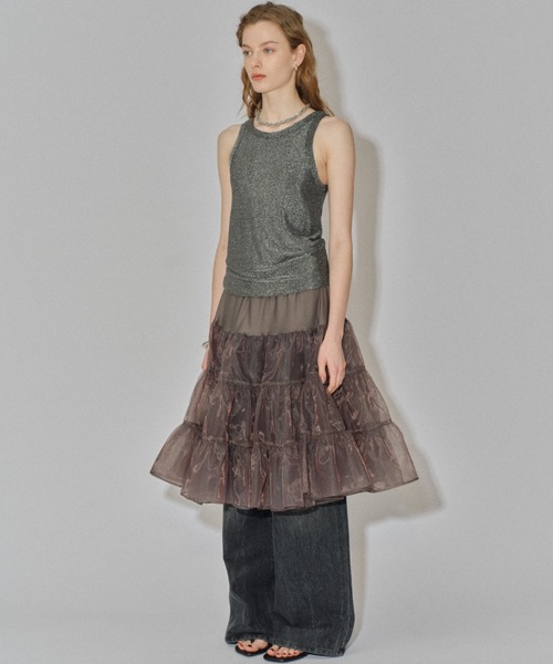 yae（ヤエ）の「Layerd tutu / レイヤードチュチュ（スカート・レディース・グレー/ブラック・FREE）」の18枚目の写真