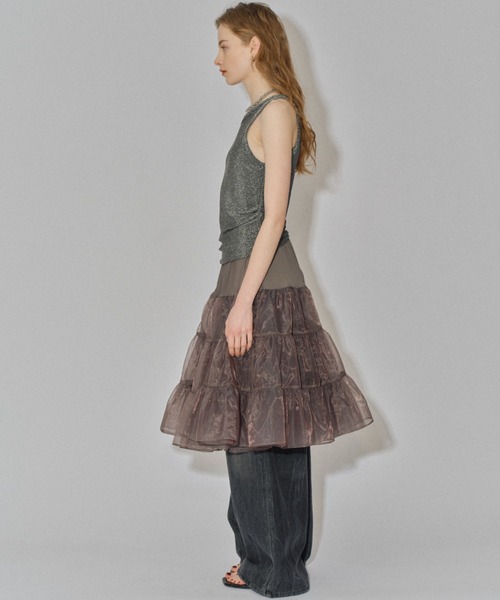 yae（ヤエ）の「Layerd tutu / レイヤードチュチュ（スカート・レディース・グレー/ブラック・FREE）」の19枚目の写真