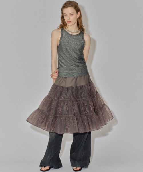 yae（ヤエ）の「Layerd tutu / レイヤードチュチュ（スカート・レディース・グレー/ブラック・FREE）」の15枚目の写真