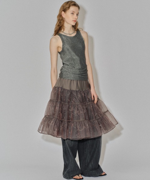 yae（ヤエ）の「Layerd tutu / レイヤードチュチュ（スカート・レディース・グレー/ブラック・FREE）」の20枚目の写真