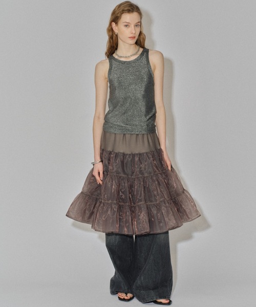 yae（ヤエ）の「Layerd tutu / レイヤードチュチュ（スカート・レディース・グレー/ブラック・FREE）」の14枚目の写真