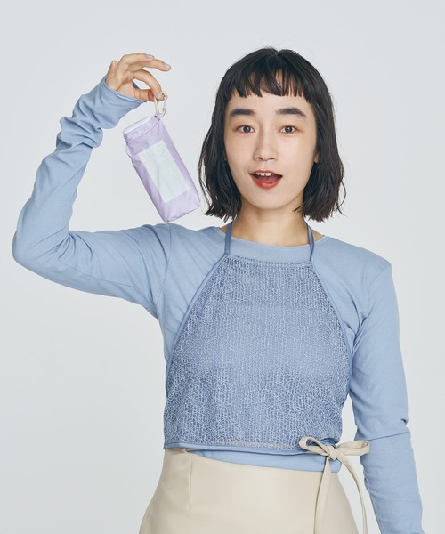 Wpc.（ダブリュピーシー）の「★完全遮光 エアリアルタイニー 折りたたみ 日傘 晴雨兼用 Wpc.（折りたたみ傘・レディース・ブラック/オフホワイト/グレー/ライトグリーン/ピンク/ベージュ/ラベンダー/モカ・FREE）」の7枚目の写真