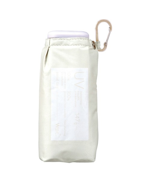 Wpc.（ダブリュピーシー）の「★完全遮光 エアリアルタイニー 折りたたみ 日傘 晴雨兼用 Wpc.（折りたたみ傘・レディース・ブラック/オフホワイト/グレー/ライトグリーン/ピンク/ベージュ/ラベンダー/モカ・FREE）」の2枚目の写真