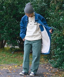GREEN BOWL（グリーンボウル）の「グリーンボウル【GREEN BOWL】8oz Denim x Boa Coat（ステンカラーコート）」