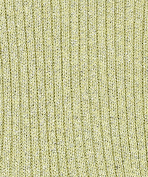 Steven Alan（スティーブンアラン）の「＜Steven Alan＞グリッター リブ ソックス（ソックス/靴下・レディース・ゴールド/ライム/ライトピンク/ライトグレー/パープル/その他1・FREE）」の8枚目の写真