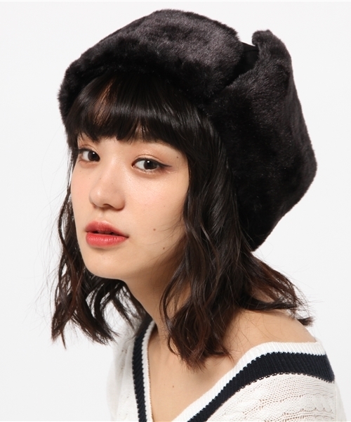 CIAOPANIC(チャオパニック)の「【Ciaopanic】【Casselini】 フェイクファーフライトハット(キャップ・レディース・グレー/ベージュ/ブラック・FREE)」の10枚目の写真
