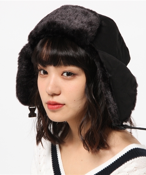 CIAOPANIC(チャオパニック)の「【Ciaopanic】【Casselini】 フェイクファーフライトハット(キャップ・レディース・グレー/ベージュ/ブラック・FREE)」の11枚目の写真