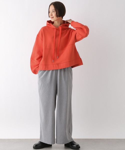 LEPSIM（レプシィム）の「ボリュームスリーブフーディー　242719（パーカー・レディース・グレー/ネイビー/レッド・FREE）」の13枚目の写真