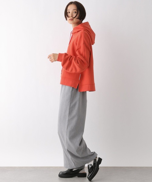 LEPSIM（レプシィム）の「ボリュームスリーブフーディー　242719（パーカー・レディース・グレー/ネイビー/レッド・FREE）」の14枚目の写真