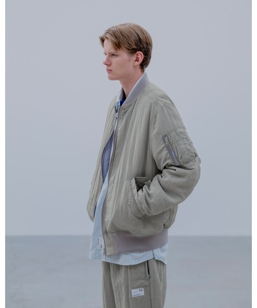 【美品✨】ユニフォームエクスペリメント クリスタル ナイロンフライトジャケットL CRYSTAL NYLON FLIGHT JACKET（ブルゾン）｜uniform experiment