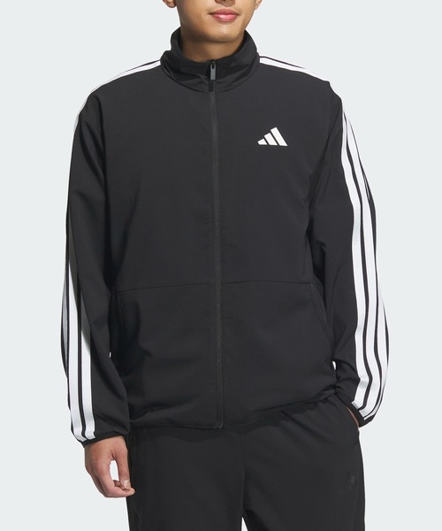 adidas スリーストライプス ジャケット ブラック お好きなサイズ adidas ジャケット ナイロンジャケット adidas/アディダス