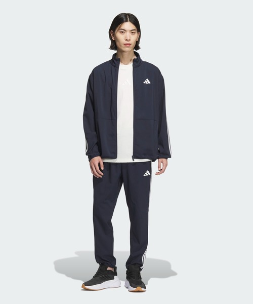 adidas 3ストライプ ナイロンジャケット ズボン　セットアップLLサイズ adidas ジャケット ナイロンジャケット adidas/アディダス