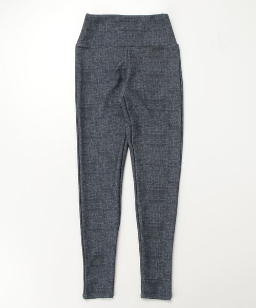 GYDA（ジェイダ）の「GYDA/ジェイダ リブプリントレギンス/フィットネス/水陸両用 404550（レギンス/スパッツ・レディース・ブラック/ネイビー・M/L）」の9枚目の写真