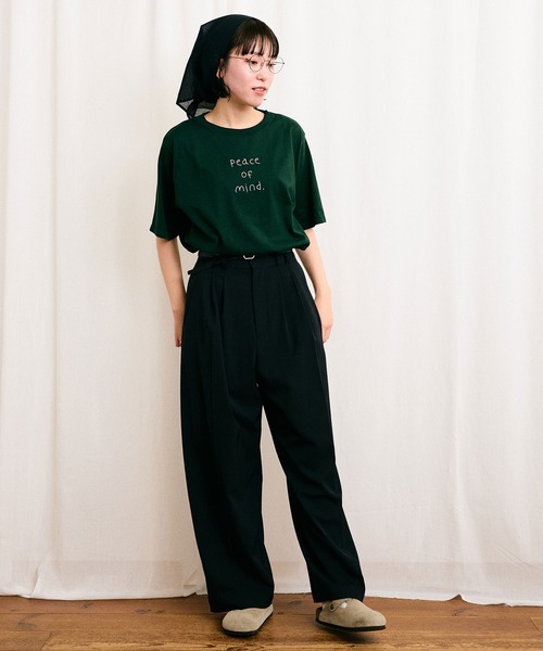 tシャツ something good Tshirt レディース AMBIDEX Store △〇something good Tshirt(F グリーン): l