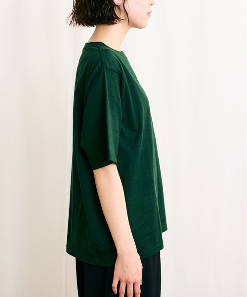 fig Ｌondon（フィグロンドン）の「●something good Tshirt（Tシャツ/カットソー・レディース・ピンク/ボルドー/グリーン・FREE）」の15枚目の写真