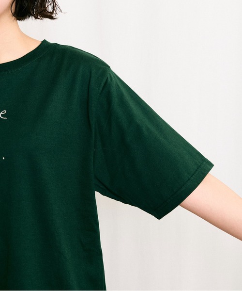 fig Ｌondon（フィグロンドン）の「●something good Tshirt（Tシャツ/カットソー・レディース・ピンク/ボルドー/グリーン・FREE）」の18枚目の写真