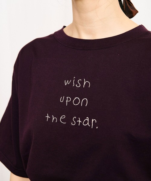 fig Ｌondon（フィグロンドン）の「●something good Tshirt（Tシャツ/カットソー・レディース・ピンク/ボルドー/グリーン・FREE）」の10枚目の写真