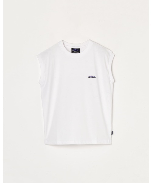 THOUSAND MILE(サウザンドマイル)の「【THOUSAND MILE】FRENCH SLEEVE TEE/フレンチスリーブTシャツ(Tシャツ/カットソー・レディース・ホワイト/グリーン/ネイビー/オレンジ/ブラック/サックスブルー/グレー・FREE)」の2枚目の写真