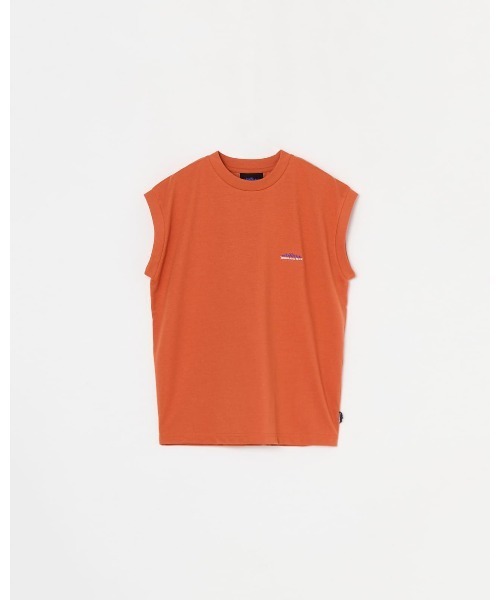 THOUSAND MILE(サウザンドマイル)の「【THOUSAND MILE】FRENCH SLEEVE TEE/フレンチスリーブTシャツ(Tシャツ/カットソー・レディース・ホワイト/グリーン/ネイビー/オレンジ/ブラック/サックスブルー/グレー・FREE)」の7枚目の写真