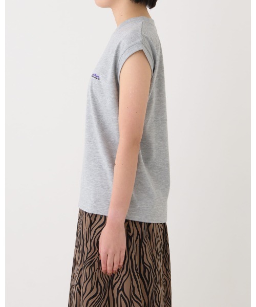 THOUSAND MILE(サウザンドマイル)の「【THOUSAND MILE】FRENCH SLEEVE TEE/フレンチスリーブTシャツ(Tシャツ/カットソー・レディース・ホワイト/グリーン/ネイビー/オレンジ/ブラック/サックスブルー/グレー・FREE)」の9枚目の写真