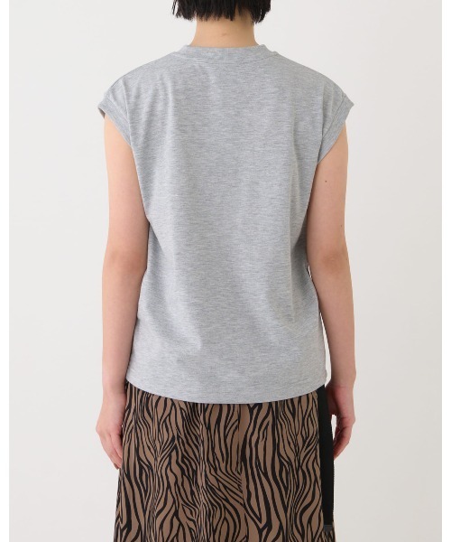 THOUSAND MILE(サウザンドマイル)の「【THOUSAND MILE】FRENCH SLEEVE TEE/フレンチスリーブTシャツ(Tシャツ/カットソー・レディース・ホワイト/グリーン/ネイビー/オレンジ/ブラック/サックスブルー/グレー・FREE)」の10枚目の写真