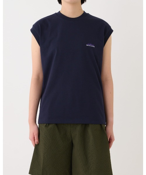 THOUSAND MILE(サウザンドマイル)の「【THOUSAND MILE】FRENCH SLEEVE TEE/フレンチスリーブTシャツ(Tシャツ/カットソー・レディース・ホワイト/グリーン/ネイビー/オレンジ/ブラック/サックスブルー/グレー・FREE)」の15枚目の写真