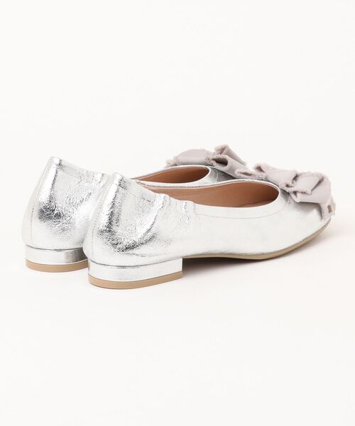 LANVIN en Bleu(ランバンオンブルー)の「リボンモチーフバレエシューズ(パンプス・レディース・ブラック/シルバー/ゴールド・23.5cm/23.0cm/22.5cm/22.0cm/24.5cm/24.0cm)」の4枚目の写真