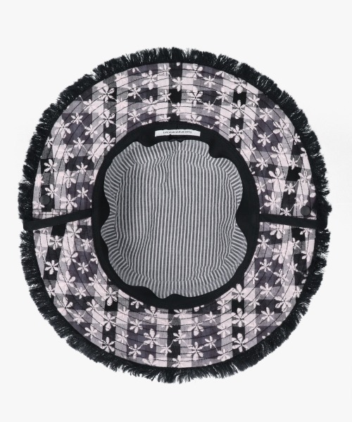 kaorinomori(カオリノモリ)の「kaorinomori プラーハット / カオリノモリ(ハット・レディース・ブラック/アイボリー/ピンク・M/57.5cm)」の8枚目の写真