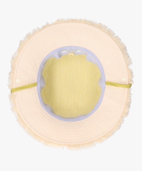 kaorinomori(カオリノモリ)の「kaorinomori プラーハット / カオリノモリ(ハット・レディース・ブラック/アイボリー/ピンク・M/57.5cm)」の12枚目の写真