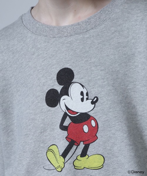 Disney(ディズニー)の「standing/MICKEY MOUSE/sweat(Tシャツ/カットソー・レディース・ホワイト/グレー・ONE SIZE)」の16枚目の写真
