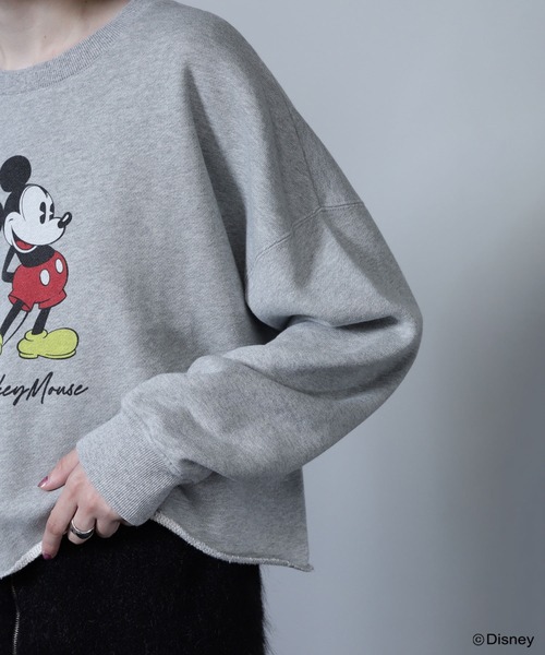 tシャツ standing/MICKEY MOUSE/sweat レディース セール】standing/MICKEY MOUSE/sweat（Tシャツ/カットソー