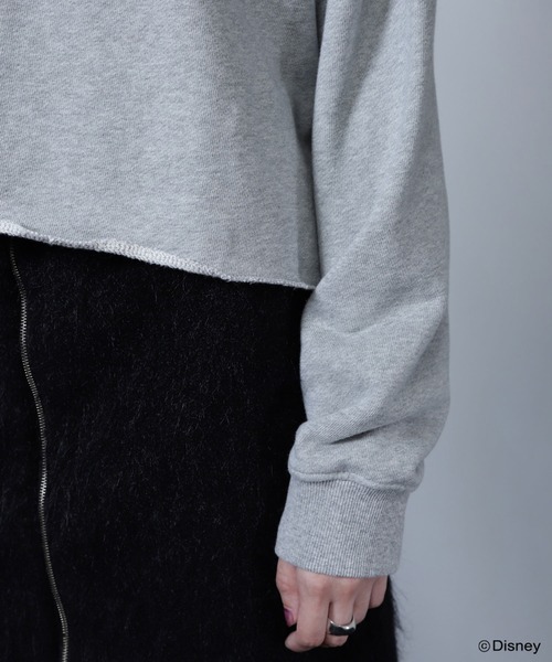 Disney(ディズニー)の「standing/MICKEY MOUSE/sweat(Tシャツ/カットソー・レディース・ホワイト/グレー・ONE SIZE)」の18枚目の写真