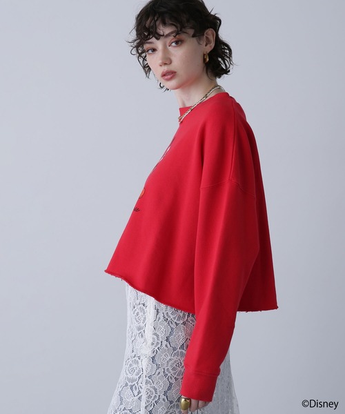tシャツ standing/MICKEY MOUSE/sweat レディース セール】standing/MICKEY MOUSE/sweat（Tシャツ/カットソー